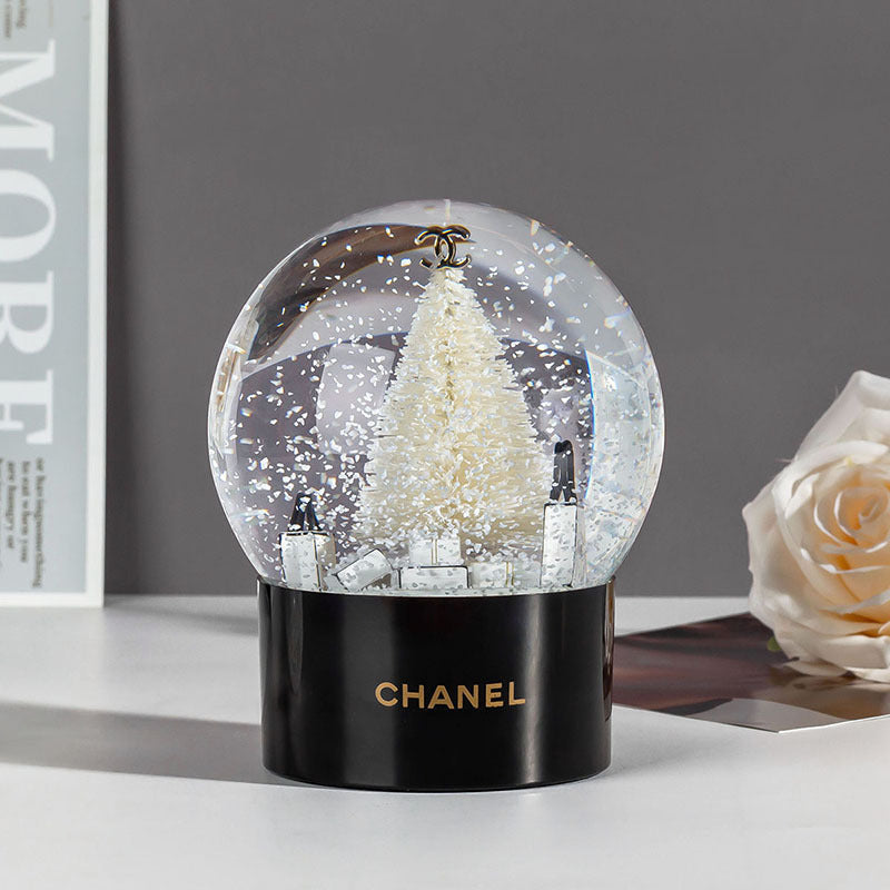 brand custom snow globe chanell romantic gift wholesale promotional -  SONGXING